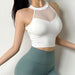 Breathable Open Back Sports Bra - Flamin' Fitness