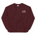 Maroon Embroidered Logo Sweatshirt - Flamin' Fitness